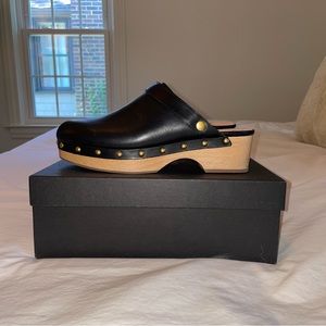 J Crew Leather Clogs, NWT